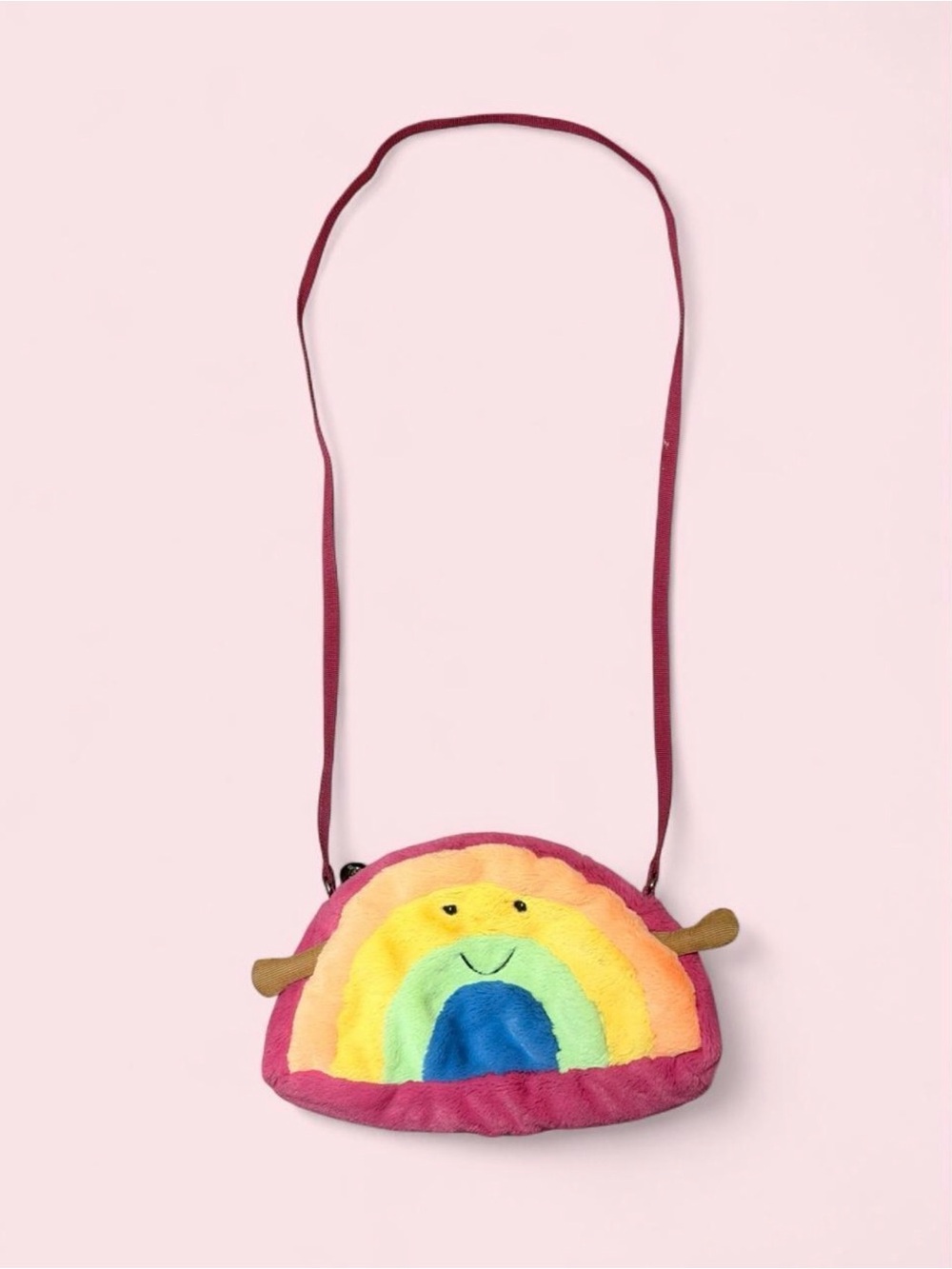 Retired Jellycat Amuseables Rainbow Bag Crossbody Purse Collectible